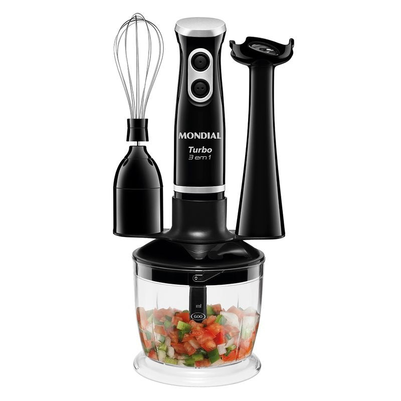 Mixer Turbo Mondial M-14 3 Em 1 Potencia 350w 60hz 110v Mixer Turbo Mondial M-14 3 Em 1 Potencia 350w 60hz 110v